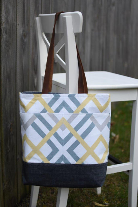The Bag That Started It All (Geometric Yellow/Blue)